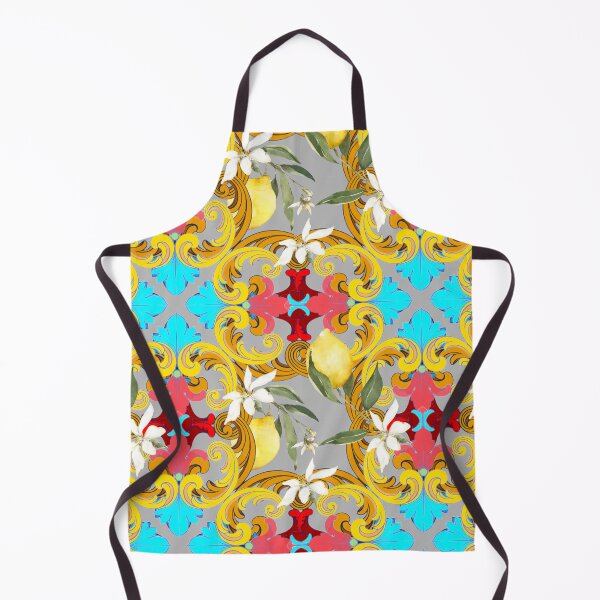 Item preview, Sicilian tiles,mediterranean,blue tiles ,lemons designed and sold by MariaMarinova.