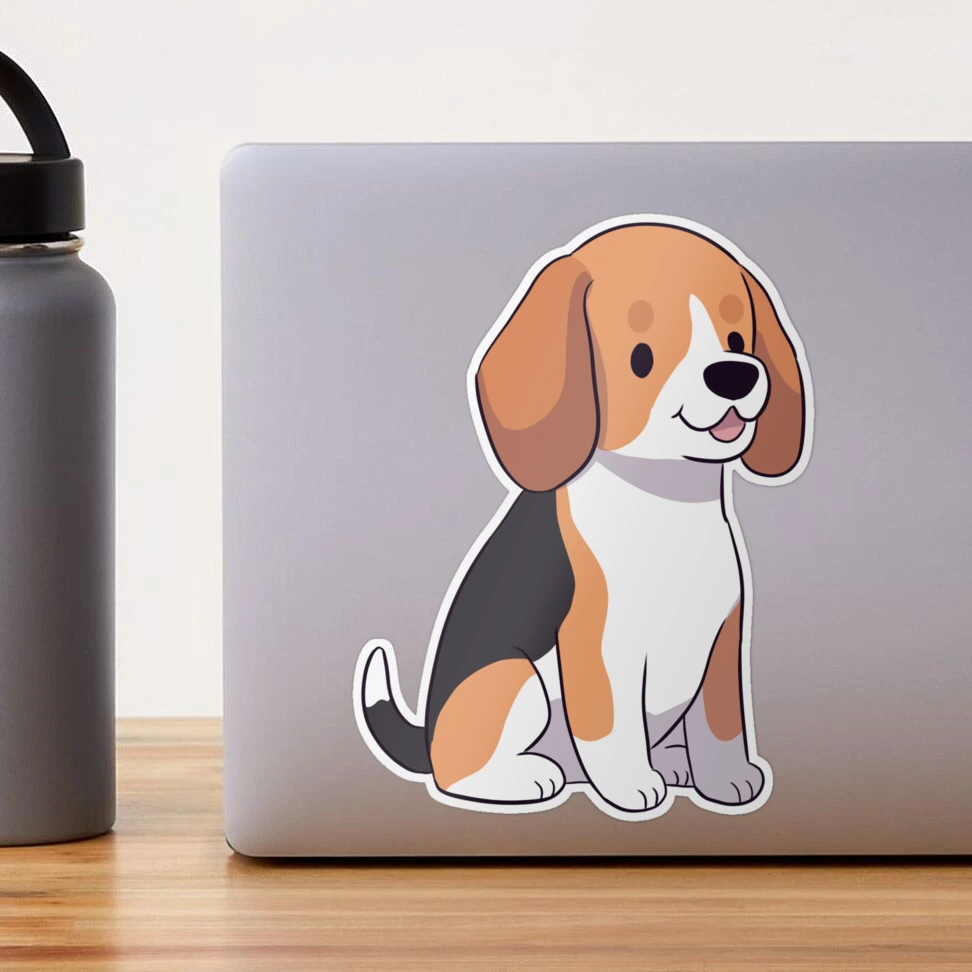 Cute Kawaii Beagle Dog Lover Stickers – Detour Shirts