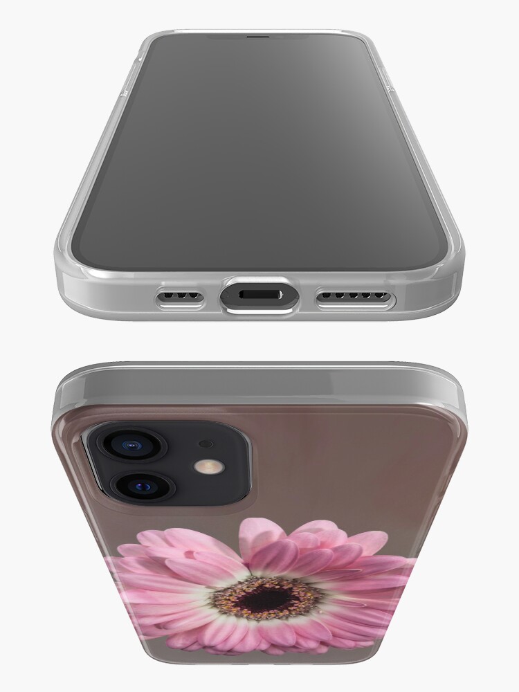 Alternate view of Single pink Gerbera Flower iPhone Case & Cover