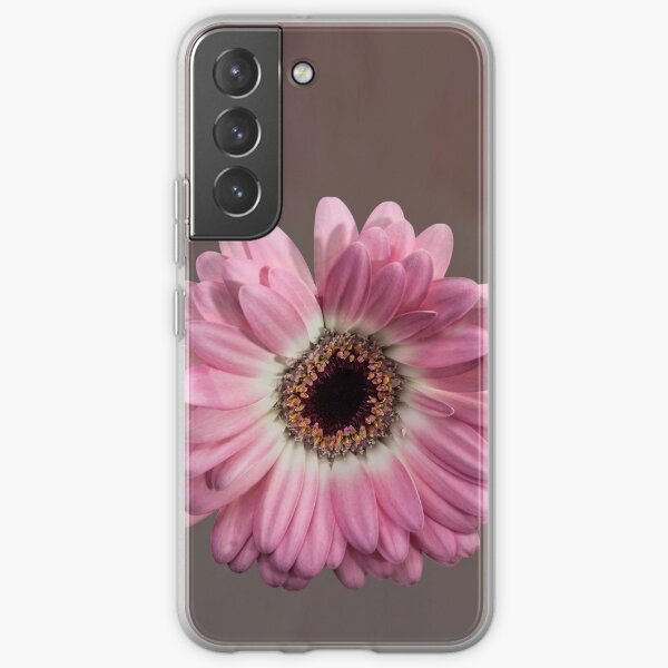 Single pink Gerbera Flower Samsung Galaxy Soft Case