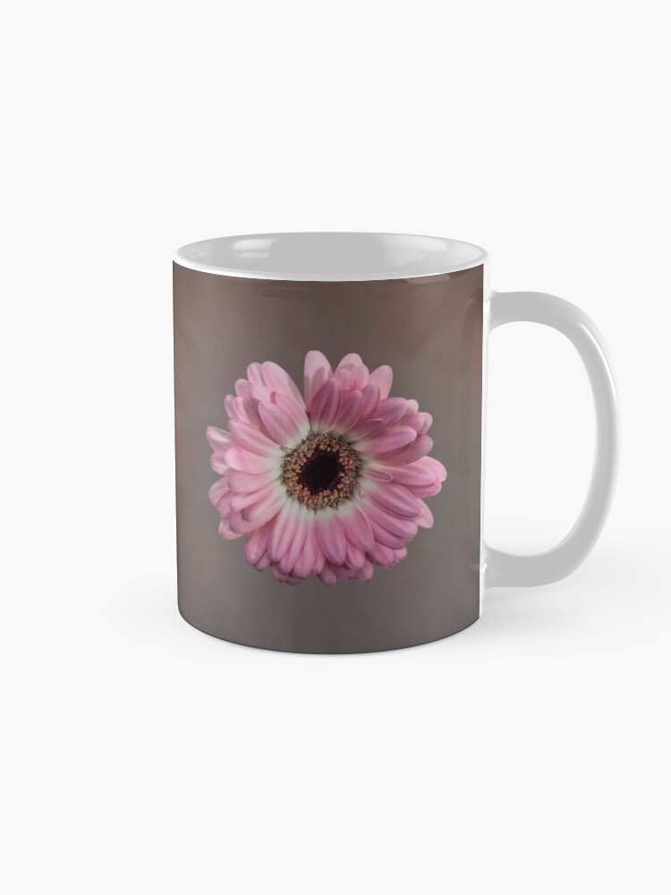 Alternate view of Single pink Gerbera Flower Mug