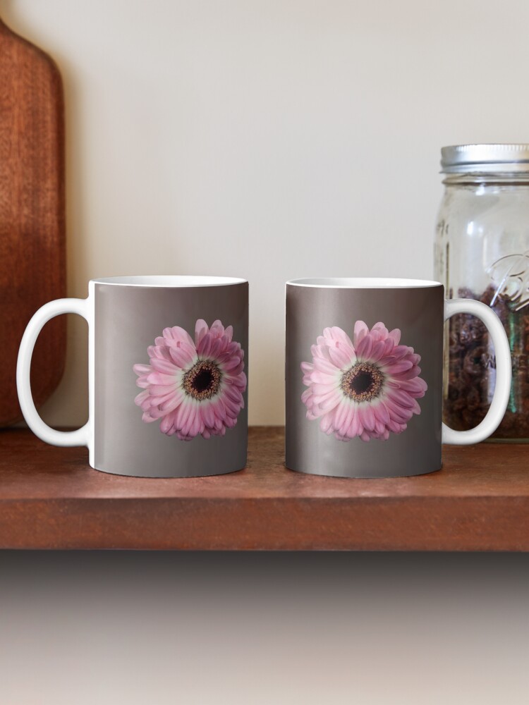 Alternate view of Single pink Gerbera Flower Mug