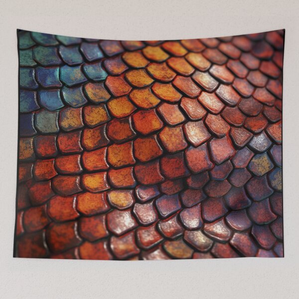 Item preview, Colorful skin of snake AI designed and sold by silent-violin.