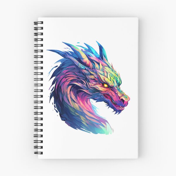 Item preview, Radiant Fury: Fierce Rainbow Dragon Art designed and sold by Christian Weiss.