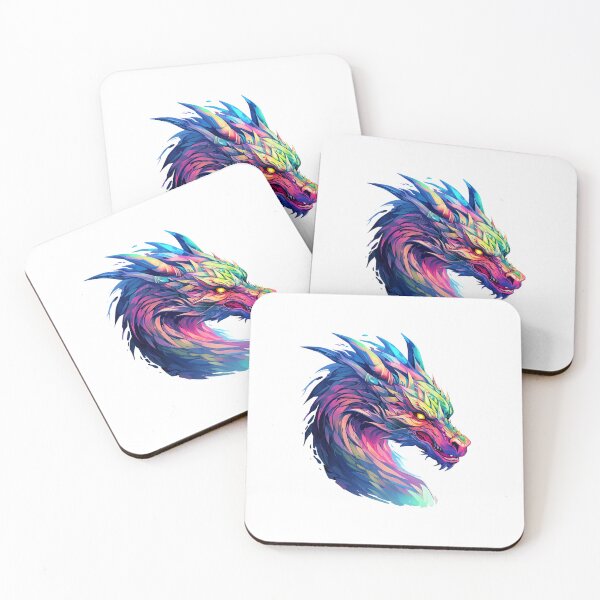Item preview, Radiant Fury: Fierce Rainbow Dragon Art designed and sold by Christian Weiss.