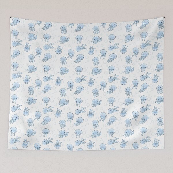 Item preview, Jellies: Blue Pattern designed and sold by fluffysshark.
