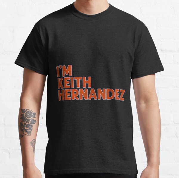 Women's Keith Hernandez Black Name & Number - #17 Baseball New York Mets T- Shirt