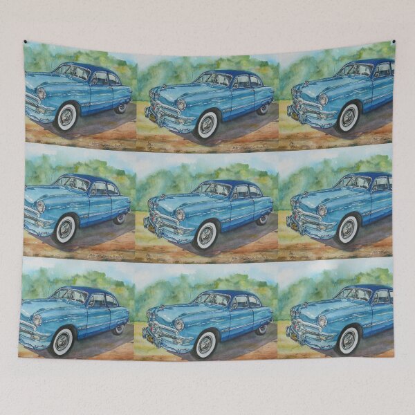 Item preview, 1949 Coupe in Blue designed and sold by BAR-ART.