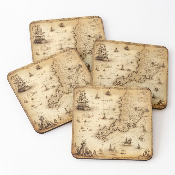 Item preview, Vintage Treasure Map designed and sold by dcrc.
