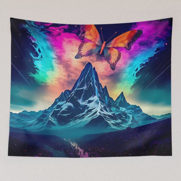 Item preview, "Celestial Mountain Whispers" designed and sold by Art-Vortex-fr.