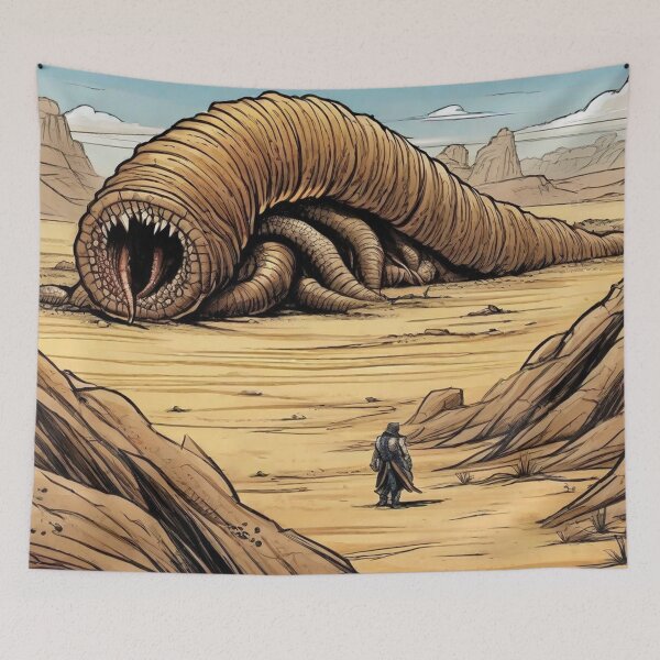 Item preview, Mongolian Death Worm 02 designed and sold by AIfolklore.
