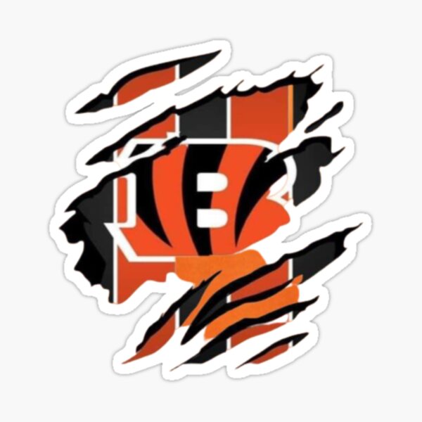 Cincinnati Bengals Skull Helmet Sticker