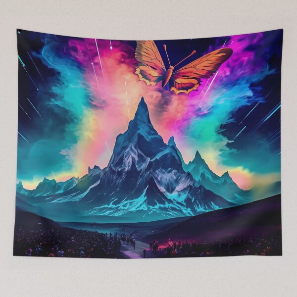 Item preview, "Celestial Mountain Whispers" designed and sold by Art-Vortex-fr.
