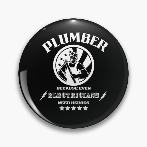 Item preview, Plumber Because Even Electricians Need Heroes designed and sold by BarvinWayne.