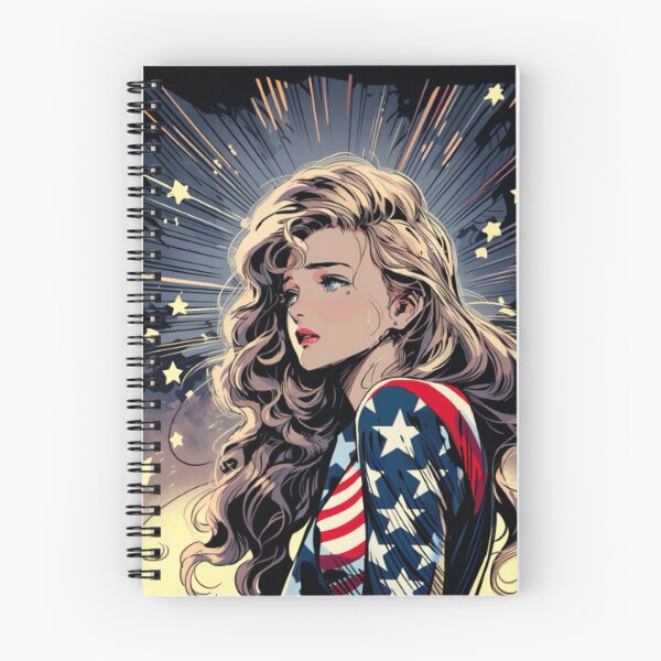 Artikelvorschau, Amerikanisches Flaggenmädchen-3 entworfen und verkauft von Algaefield.