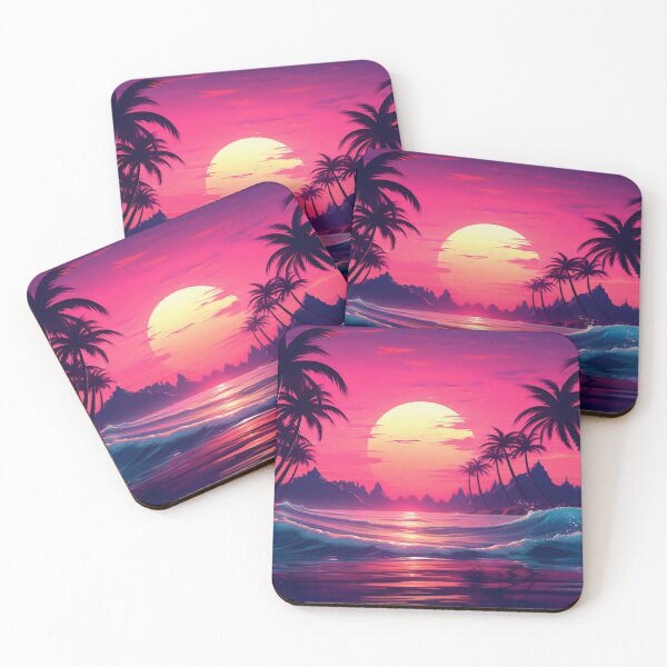 Item preview, Synthwave Tropical 2 designed and sold by Gypsykiss.