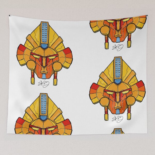 Item preview, Aztec styled robot mask designed and sold by Pittstop.