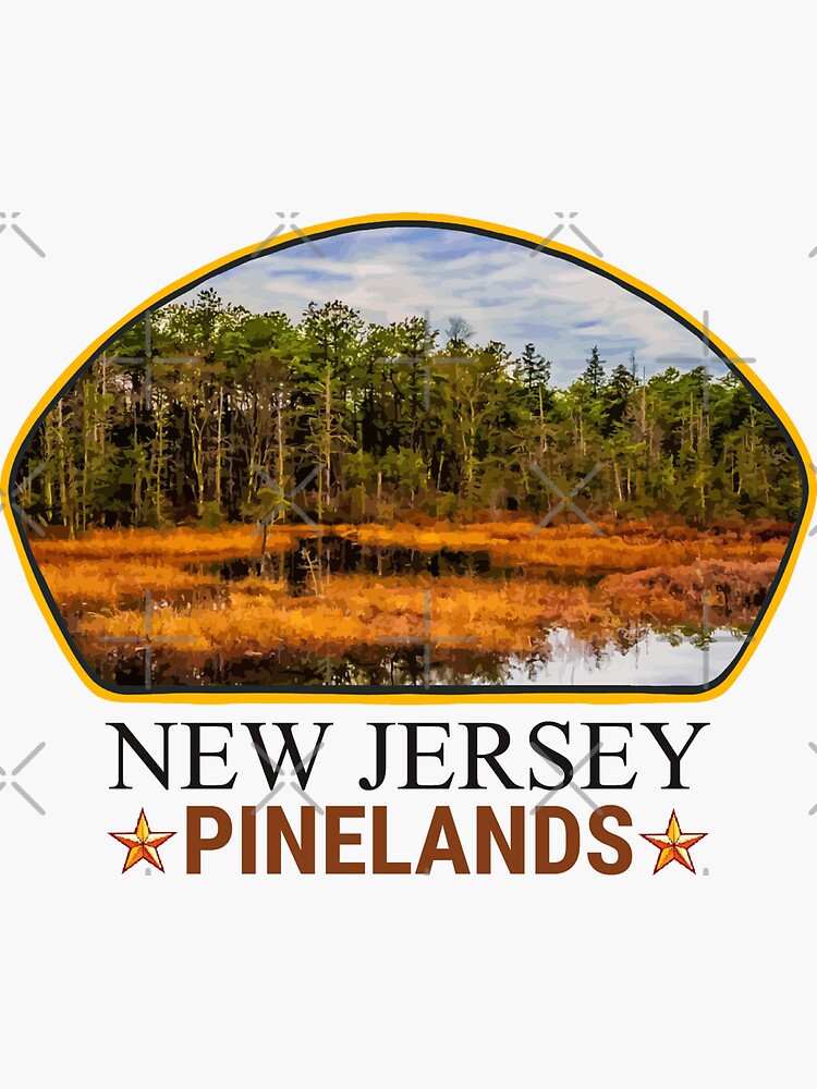 Pine Barrens, New Jersey Travel Patch – Monsterologist