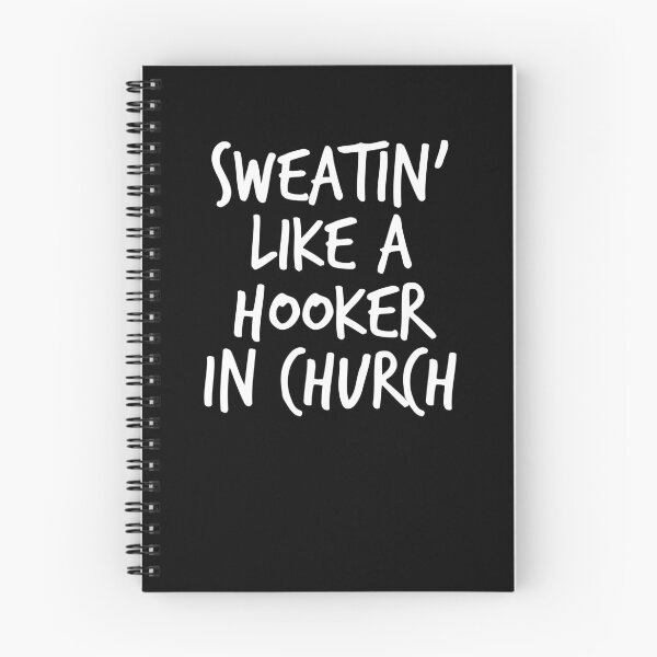 Item preview, Sweatin' Like A Hooker In Church Funny Women's Gear designed and sold by DynamicDesign.