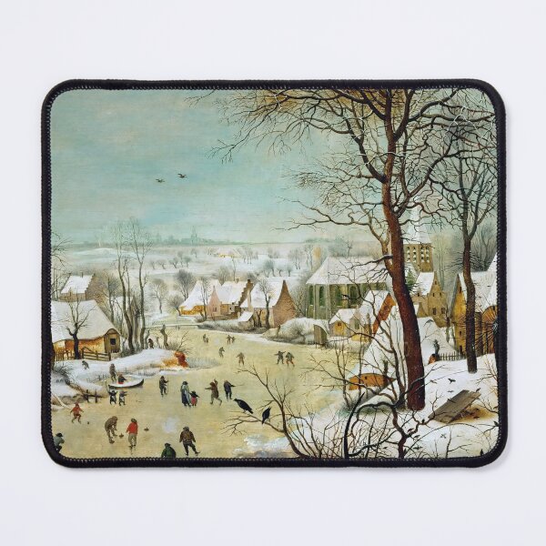 Artikelvorschau,  Pieter Bruegel der Ältere - Winterlandschaft mit Vogelfalle entworfen und verkauft von themasters.