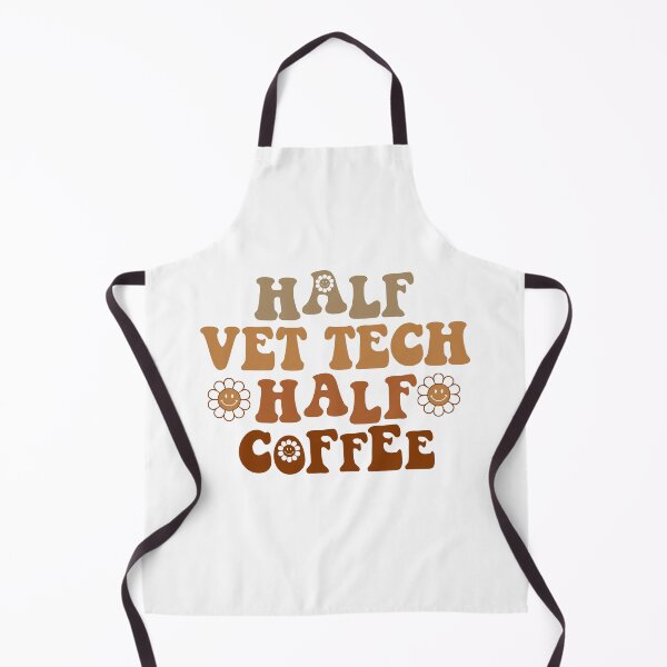 Item preview, Half Vet Tech Half Coffee | Funny Vet Tech Gift | Retro Groovy Vet Tech | Caffeine Lover designed and sold by Christina-grich.