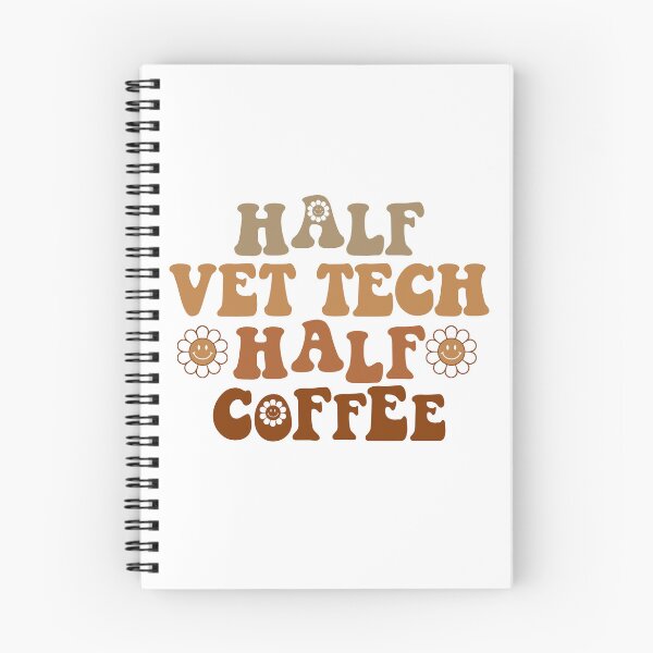 Item preview, Half Vet Tech Half Coffee | Funny Vet Tech Gift | Retro Groovy Vet Tech | Caffeine Lover designed and sold by Christina-grich.