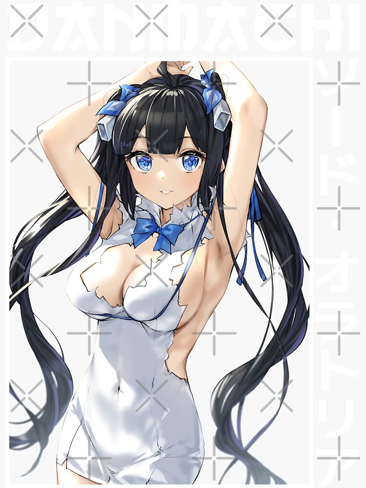 Hestia DanMachi Anime Girl Waifu Sticker for Sale by Spacefoxart