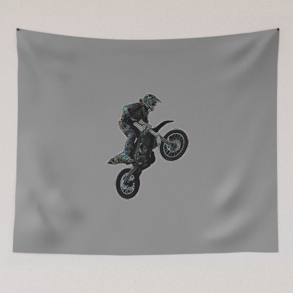 Item preview, Motocross motorbike rider designed and sold by freaks13.