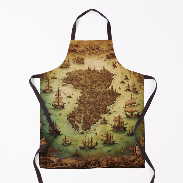 Item preview, Intricate Nautical Treasure Map designed and sold by dcrc.