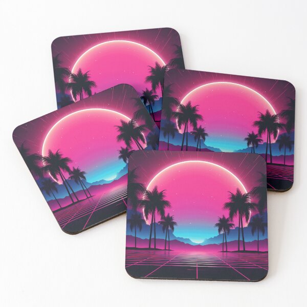Item preview, Synthwave Tropical 5 designed and sold by Gypsykiss.