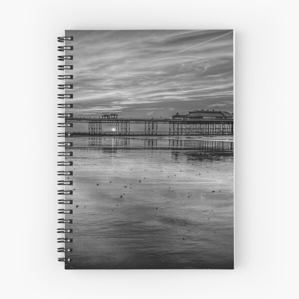 Item preview, Stunning Sunset on Cromer beach Monochrome designed and sold by Avril Harris.