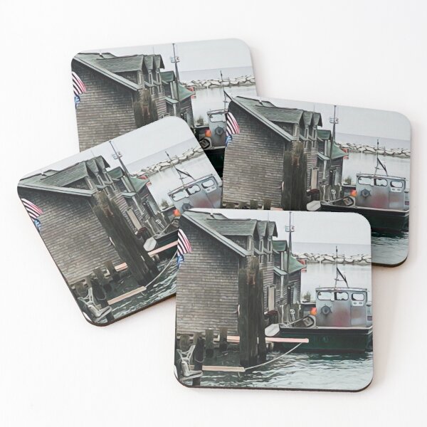 Item preview, Up North Fishing Town designed and sold by Theresa Wheatley.