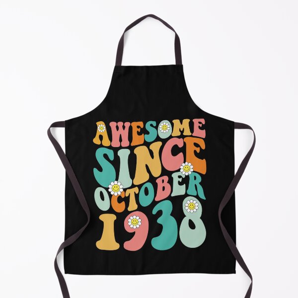 Item preview, Awesome Since October 1938 | Made In 1938 | Retro Groovy Birthday designed and sold by Christina-grich.