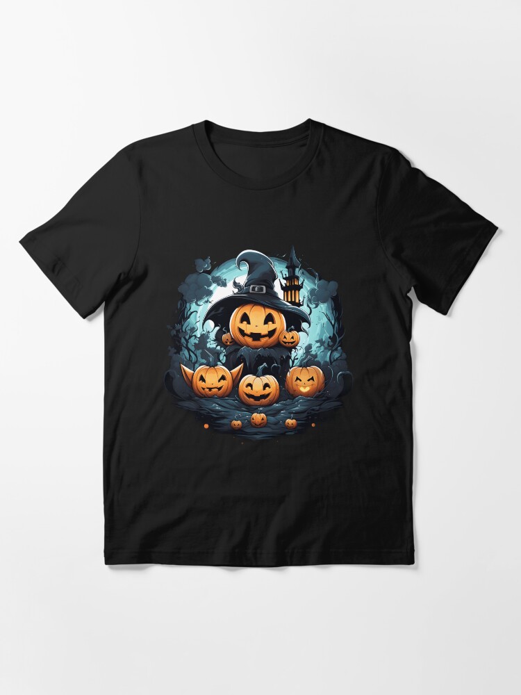 Angry Pumpkin Face Tshirt design for Halloween day' Bucket Hat