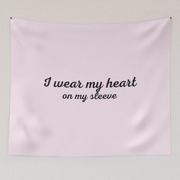 Item preview, I wear my heart on my sleeve designed and sold by We Grow.