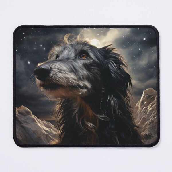 Item preview, Deerhound in the moon designed and sold by aghnadarragh.
