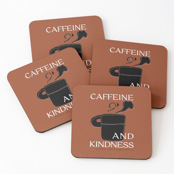 Item preview, Caffeine and Kindness - Positive and aesthetic vibes collection  designed and sold by SallySunday.