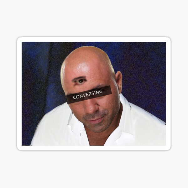 Joe Rogan Conversing Third Eye Sticker