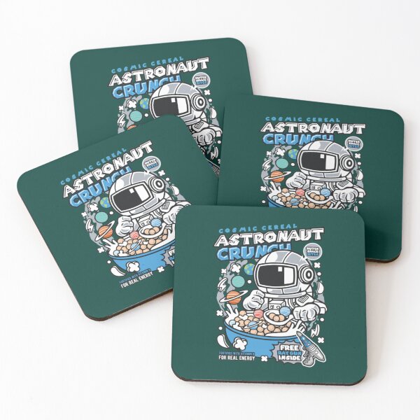 Item preview, Astronaut Crunch Cosmic Space Cereal Design Breakfast Fan  Active           designed and sold by BoysKeepSwing4.