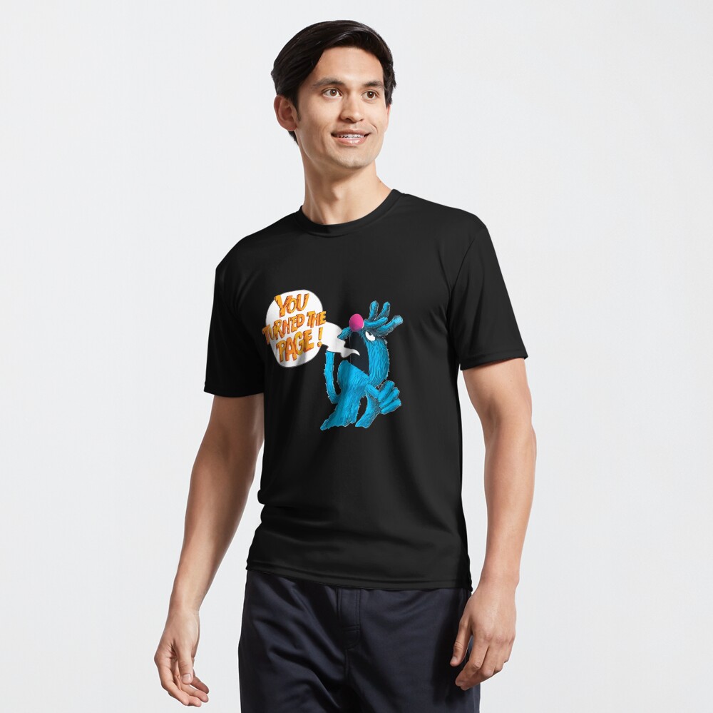 Retro The Monster at The end of This Book Fitted V-Neck T-Shirt