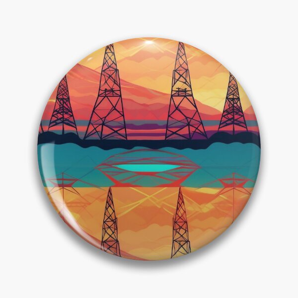 Item preview, Colourful pylons designed and sold by pinkal.