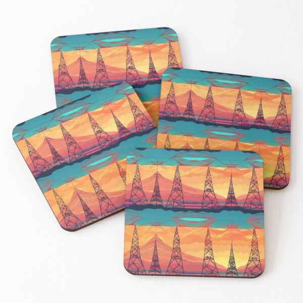 Item preview, Colourful pylons designed and sold by pinkal.