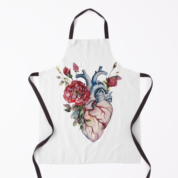 Item preview, Cutout - Aquarelle Amour: Vintage Blooming Heart Botanics designed and sold by EmeraldeaArt.