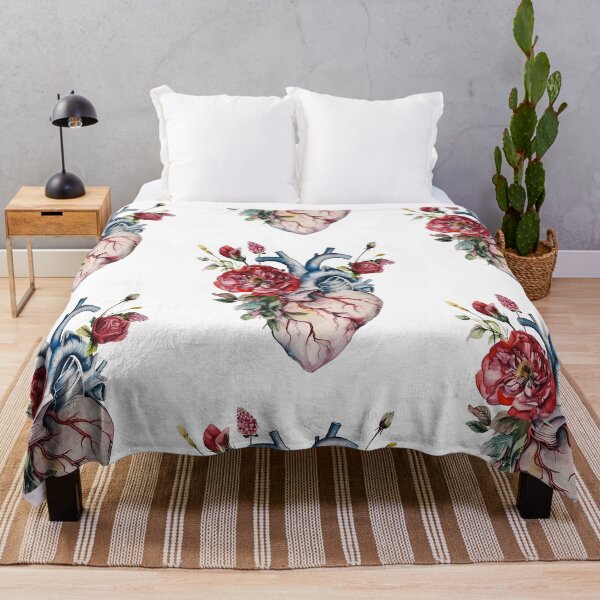 Item preview, Cutout - Aquarelle Amour: Vintage Blooming Heart Botanics designed and sold by EmeraldeaArt.