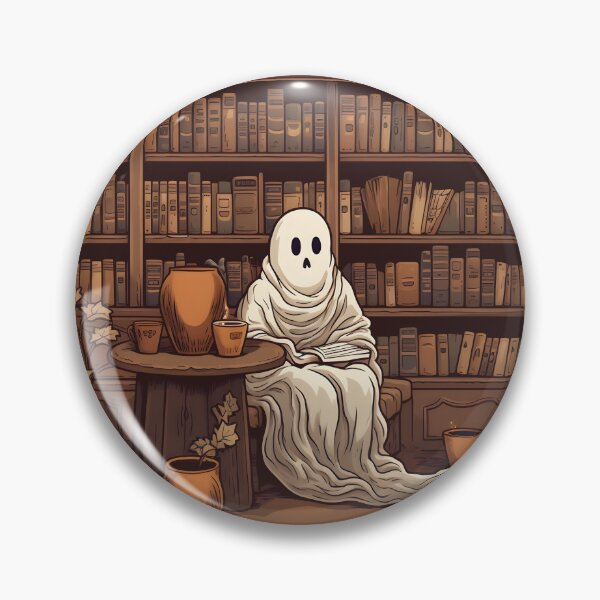 Item preview, Ghost Trying To Finish Her TBR List designed and sold by RetroPrints.