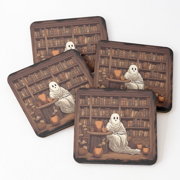Item preview, Ghost Trying To Finish Her TBR List designed and sold by RetroPrints.