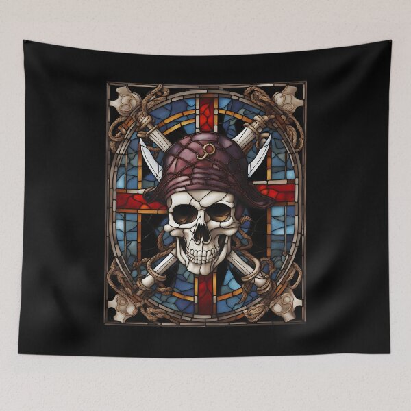 Item preview, Stained Glass Buccaneer designed and sold by Guerrillagram.