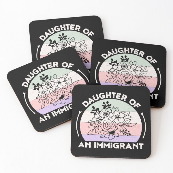 Item preview, Daughter Of An Immigrant Proud Floral Immigration Heritage designed and sold by inkedtee.