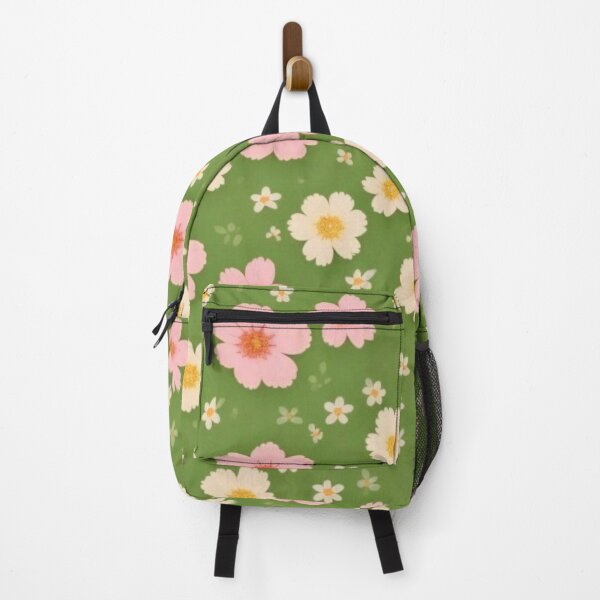 Item preview, sweet pattern with small flowers on a green background designed and sold by ArtToGoo.