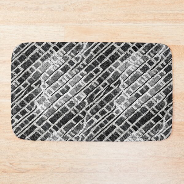 Item preview, Black and White Squares and Lines Pattern designed and sold by Salahuddin190.